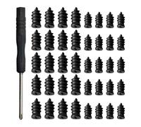 Yvxotrxnk 20/40/60 kit di riparazione doppia dimensione, strumento self-service con chiodi in gomma per punteggi da 0,1 a 5 mm, guarnizione rapida per auto e camion tubeless Tires (40 pezzi)