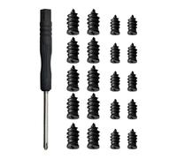 Yvxotrxnk 20/40/60 kit di riparazione Vacuum Tire Tool Quick Self-Service Tool with 2 size Rubber Nails (0,1-5 mm), Fast Leak Sealing for Car Motorcycle Truck Tubeless Tires (20 pezzi)