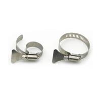 Yvxotrxnk 304 Morsetti regolabili in acciaio inox - Morsetti a mano con manico di bloccaggio per auto (6 - 12 mm (5 pezzi)