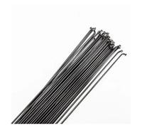 Yvxotrxnk 36 pezzi 14G Black foyBicycle Spokes & Nipples, 304 Stainless Steel, 2 mm Matte Spoke Kit per Mountain & Road Bike (40-350 mm) - Ultra-Wide Range (14G 252mm 36pcs)