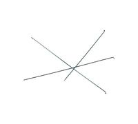 Yvxotrxnk 36 pezzi Rainbow FoyBicycle Spokes & Nipples, 304 Stainless Steel, Vacuum Plated Colour Spoke Kit per Road Bike, & Fixie - Ultra Durable & Stylish (291 mm x 36 pezzi)