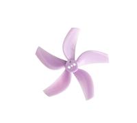 Yvxotrxnk 4 paia di eliche D63 63 mm 2,5 pollici a 5 blade 1,5 mm per RC FPV Racing Freestyle Duct Drone, High Thrust PC Prop Quadcopter 4CW 4CCW (4 paia viola 1,5 mm)