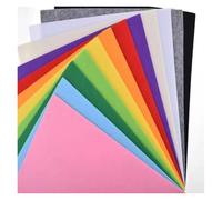Yvxotrxnk 40 pezzi di tessuto in feltro colorato, spessore 1 mm, non tessuto, per sewing, handicraft e fai da te, colori assortiti, resistenti alle fray, 20 x 30 cm (15 x 20 cm, 40 pezzi)