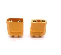 Yvxotrxnk 5/10 paia di connettori XT60 XT30 T-Plug EC2 | Maschio Female Gold Plated Plugs for RC Quadcopter, FPV Racing Drone, Lipo Battery, Car, Airplane | Universal Hobby Connector Kit (5 paia XT90)