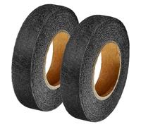 Yvxotrxnk 60 metri/rotolo double sided non-woven Fusible Interlining, Iron On Hem Tape & Bonding Web for Clothing Repair, DIY Sewing, Crafts and Fabric Projects (Black-60 m, 2,5 cm di larghezza)