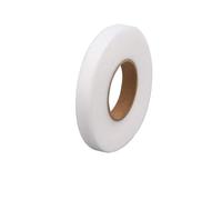 Yvxotrxnk 64 m Double Sided Fusible Interlining, Hot Melt Iron On Hem Tape for No Sew Garment Repair, Lightweight & Washable Non-Woven Bonding Web for DIY Clothing & Crafts (W2 cm L64m)