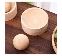 Yvxotrxnk Artisan Round Dumpling Maker Press | Solid Wood Reusable Dough for Wonton, Gyoza, Pierogi & Homemade Pastry Wrappers