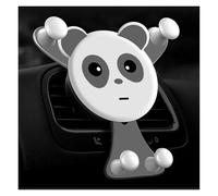 Yvxotrxnk Car Phone Holder Air Vent Mount - Universale Auto Clip Cradle for iPhone for Samsung for Xiaomi, Rotazione a 360° One Hand Hook Stand for All 4-7 Inch Phones (Bear Gray)