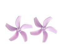 Yvxotrxnk Elica PC D63-5 2,5 pollici, 5 blade da 1,5 mm, per RC FPV Racing Drone, 4 paia, 8 pezzi Tri-Blade Prop per 95XV3 per cinewhoop, High Thrust 63 mm Prop for 2,5 pollici (viola)
