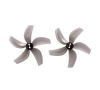 Yvxotrxnk Elica PC D63-5 2,5 pollici, 5 blade da 1,5 mm, per RC FPV Racing Drone, 4 paia, 8 pezzi Tri-Blade Prop per 95XV3 per cinewhoop, High Thrust 63 mm Prop for 2,5 pollici (grigio)