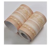 Yvxotrxnk Floral Waist Line Wall Sticker, Waterproof PVC Self-Adhesive Wallpaper Border for Kitchen Bathroom, 5 m x 10 cm Peel and Stick Home Decor (103)