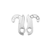 Yvxotrxnk Gancio per derailleur in lega di alluminio CNC | Precision Machined 6061 Rear Gear Mech Dropout for Mountain & Road Bikes - Universal Sacrificial Replacement Tail Hook with Mounting Hardware