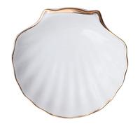 Yvxotrxnk Gold-Rimmed Ceramic Small Dish Set Multipurpose Soy Vinegar Saucer & Dip Bowl for Hot Pot, Sushi, Pickles - Elegante Home Dining and Seasoning Plates(As Shown 8)