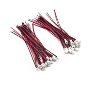 Yvxotrxnk JST - Kit connettore da 1,25 mm, 5/10 paia di maschi e femmine, 2/3/4/5/6 pin con cavo da 10 cm, per drone fai da te, FPV, ricevitore RC, striscia LED, progetti elettronici (2P, 10 paia)