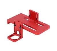 Yvxotrxnk Kit di estensione per batteria a grande capacità, regolabile in altezza fino a 45 mm, per camion radiocomandati 1/16 scale RC, scatola per batteria aggiornata (rosso)