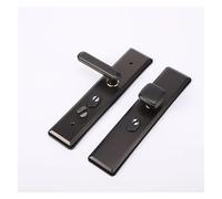 Yvxotrxnk Multi Function Security Lock Plate, Extra Wide & Thickened Stainless Steel Anti-Theft Door Lock Reinforcement Plate for Entrance Gate, EN 12209 Tested Security Hardware (Single-1S)