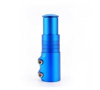 Yvxotrxnk Regolabile per cycle Stem Height Extender 28,6 mm per MTB Road Bike, High Strength Aluminum Alloy Handlebar Riser Adapter Bike Fork Stem Rise Up Cycling Parts (Blue)