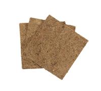 Yvxotrxnk Reusable Chicken Nest Pads, 2/3/6pcs Coconut Fiber Egg Cushions - Washable, Warm Nesting Box Liners for Hens, Protect Eggs & Improve for Coop Hygiene (3pcs 25x25cm)