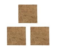 Yvxotrxnk Reusable Chicken Nest Pads, 2/3/6pcs Coconut Fiber Egg Cushions - Washable, Warm Nesting Box Liners for Hens, Protect Eggs & Improve for Coop Hygiene (3pcs 20x20cm)