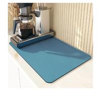 Yvxotrxnk Tappetino per la cucina super assorbente, anti-iskid Quick Dry Dish Drying Mat, Multipurpose as Coffee Machine Pad, Bathroom Sink Drain Protector and Tableware Drying Rack Liner (verde, 1