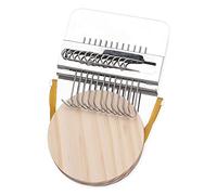 Yvxotrxnk Wooden Darning Loom Machine for Quick & Beautiful Stitching, Handheld Mending Tool & Weaving Loom, Portable Repair Kit for Socks Sweaters, DIY Small Loom Craft for Beginners (12 hooks)