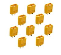 Yvxotrxnk XT30 XT30U XT60 XT60H XT90 EC2 EC3 EC5 T Plug Plug | Maschio Female Gold Plated Banana Plug for RC Parts, Lipo Battery, Drone, ESC, Car, Airplane (10 pezzi XT60 volte)