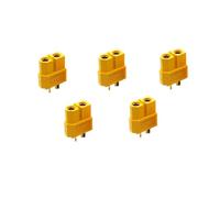 Yvxotrxnk XT30 XT30U XT60 XT60H XT90 EC2 EC3 EC5 T Plug Plug | Maschio Female Gold Plated Banana Plug for RC Parts, Lipo Battery, Drone, ESC, Car, Airplane (5 pezzi XT60 femmina)