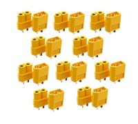 Yvxotrxnk XT30 XT30U XT60 XT60H XT90 EC2 EC3 EC5 T Plug Plug | Maschio Female Gold Plated Banana Plug for RC Parts, Lipo Battery, Drone, ESC, Car, Airplane (XT60 10 paia)