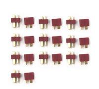 Yvxotrxnk XT30 XT30U XT60 XT60H XT90 EC2 EC3 EC5 T Plug Plug | Maschio Female Gold Plated Banana Plug for RC Parts, Lipo Battery, Drone, ESC, Car, Airplane (T Plug 10 Pair)