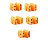 Yvxotrxnk XT60 XT30 XT90 Connector Assortment Kit, 10 pezzi Male Female Bullet Plugs for RC LiPo Battery, Drone, Airplane, Car, Boat - Solder Type (XT6010pairs)