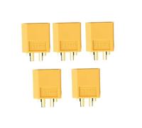 Yvxotrxnk XT60 XT60H XT30 XT30U XT90 T-Plug EC3 EC5 EC8 Maschio Female Connectors | Gold-Plated RC Lipo Battery Plugs for Drone, Car, Airplane | Universal Hobby Connector Assortment Kit (Viola)