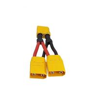 Yvxotrxnk XT90 Parallel Connector Cable, Y Splitter Male/Female Dual Extension for RC LiPo Battery, adattatore a 3 vie per motore, Drones, Airplanes (1 femmina a 2 volte, Wire Size 10AWG, 50CM)