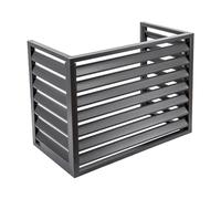 YVYKFZD Copri Condizionatore, Copri Motore Condizionatore Esterna, Copertura per Aria Condizionata in Alluminio Resistente, Stand per Nascondere Il Condizionatore d'Aria Indipendenti (Color : Gray,