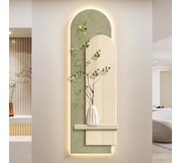 YVYKFZD Lampada da Parete 3D Imitazione, Sculture da Paretes a LED, Decorazioni da Parete in Pietra arenaria, Creativa Decorazione da paretes, for Ingresso, corridoio(Green b,40x120cm/15.7"x47.2")