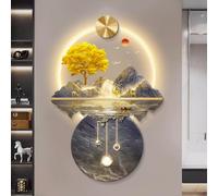 YVYKFZD Lampada da Parete 3D, Sculture da Paretes a LED, Decorazioni da paretes Tradizionale Cinese, Decorazione da Parete Creativa, Pittura da Appendere alle pareti(Style h,80x120cm/31.4"x47.2")