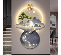 YVYKFZD Lampada da Parete 3D, Sculture da Paretes a LED, Decorazioni da paretes Tradizionale Cinese, Decorazione da Parete Creativa, Pittura da Appendere alle pareti(Style e,90x135cm/35.4"x53.1")