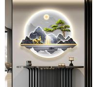 YVYKFZD Lampada da Parete 3D, Sculture da Paretes con Luce LED, Decorazioni da Parete Creativa, Decorazione da paretes for Ingresso, corridoio, Camera da Letto(Style c,96x80cm/37.7"x31.4")