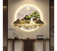 YVYKFZD Lampada da Parete 3D, Sculture da Paretes con Luce LED, Decorazioni da Parete Creativa, Decorazione da paretes for Ingresso, corridoio, Camera da Letto(Style e,84x70cm/33.0"x27.5")