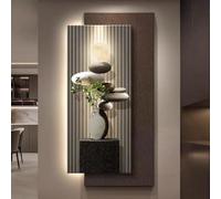 YVYKFZD Lampada da Parete con Luce LED, creativi Sculture da Parete, Decorazioni da paretes 3D, Decorazione da paretes con Alimentatore for Soggiorno, Ingresso(Brown b,70x140cm/27.5"x55.1")