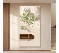 YVYKFZD Lampada da Parete in Pietra arenaria, Sculture da Paretes 3D con vasi, Decorazioni da Parete a LED, Decorazione da paretes Creativa, Pittura da Appendere(Cream l,40x80cm/15.7"x31.4")