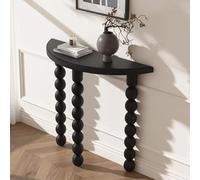 YVYKFZD Tavolo Consolle a mezzaluna, Consolle Ingresso Tavolo Console in legno massello, Tavolos da Ingresso stretti, eleganti Tavolos da Divano, per foyer, soggiorno(120x25x80cm/47.2"x9.8"x31.4")