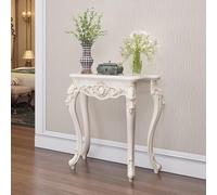 YVYKFZD Tavolo Consolle bianco, Consolle Ingresso Tavolo Console vintage, Tavolos da Ingresso in stile rustico, decorativi Tavolos da Divano stretti, per foyer(Gold,L 70cm/27.5")