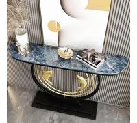 YVYKFZD Tavolo Consolle, Consolle Ingresso creativo, eleganti Tavolo Console, Tavolos da Ingresso dietro Tavolos da Divano per l'ingresso, facili das montare(Black G,100cm/39.3")