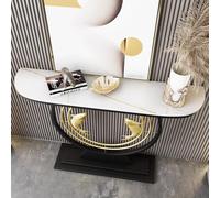 YVYKFZD Tavolo Consolle, Consolle Ingresso creativo, eleganti Tavolo Console, Tavolos da Ingresso dietro Tavolos da Divano per l'ingresso, facili das montare(Black E,100cm/39.3")