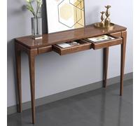 YVYKFZD Tavolo Consolle minimalista, Consolle Ingresso Tavolo Console in legno massello, Tavolos da Ingresso rettangolari con cassetto, Tavolos da Divano stretti(140x35x85cm/55.1"x13.7"x33.4")