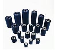 YVZDHNSFY Diametro 48 mm Foro 12 mm Pom Nero polyformaldeh Cuscinetto Puleggia condotta Albero di Trasmissione Cuscinetti Guida silenziosi 1 pz(48x150)