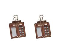 YVZOQZWEP Tavolozza for Schizzi in Legno A 8 Griglie, 2 Pezzi - Mini Vassoio da Viaggio for Pittura con Clip (Senza Pittura)