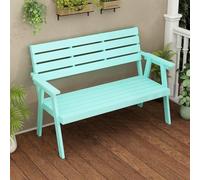 YVZYLXH Panca da Giardino in Legno, Posti a Sedere Comodi for Terrazzo e Balcone, Facile da Pulire, Stabile for Il Tuo Relax all’Aperto