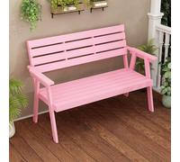 YVZYLXH Panca da Giardino in Legno, Posti a Sedere Comodi for Terrazzo e Balcone, Facile da Pulire, Stabile for Il Tuo Relax all’Aperto