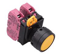 YW1B-A1E02Y Interruttore Pulsante 22mm Giallo Mantenuto 2NC IP65 IDEC